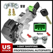 Complete set Ignition Switch Cylinder Door Lock w/ keys For 2002-2006 Honda CR-V picture