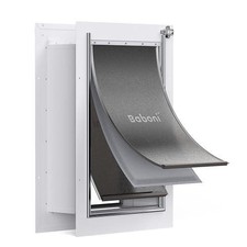 Baboni Large Wall Pet Door – 3-Flap, Steel Frame, Pets Up to 100 lb picture