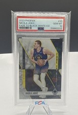 2023-24 Panini Phoenix - Fade to Black Nikola Jokić #20 White Ice /125 picture