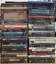Lot of 60 Music Concert DVD Music Videos Documentary Oldies Country Pop Rock #10 picture