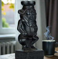 A Rare Egyptian Antiquities Of Authentic Pharaonic Statue Of Egyptian God Bes BC picture