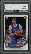2025-26 Bowman Basketball Cooper Flagg Rookie Graded 10 Gem Mint 💎 RC #1 picture