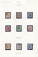 Denmark Iceland 1876-1902 Sc. #O4-O19 Three Complete Sets, Neatly Used picture