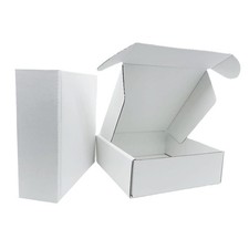 6x6x2 inch Small White Mailers Boxes Set of 10 inch, picture