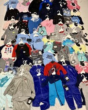 NWT HUGE 67-Piece Lot NIKE Baby Infant Clothes NB-24M Bodysuit/ 2-Piece Reseller picture