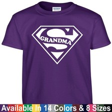 Super Grandma T Shirt Funny Mom Mothers Day Birthday Christmas Tee picture