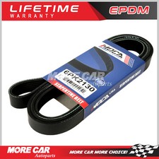 EPDM Serpentine Belt 6PK2130 for Ford F-150 Focus Hyundai Sonata Kia Volkswagen picture