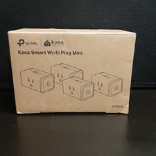 4 Pack TP-Link KASA Smart Wifi Plug Mini Outlet Block White HS103P4 3.8 120V picture