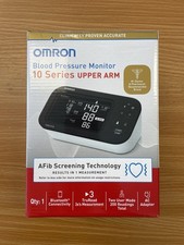 Omron 10 Series Upper Arm Blood Pressure Monitor Bluetooth AFib BP7465 picture