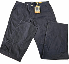 34x32 Tailor Vintage Men's Chino Style stretch comfort pants Blue picture