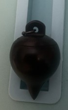 Rare Vintage French Bakelite Dowsing Pendulum Teardrop Container-Esoteric-Paris picture