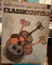 Vintage World's Favorite Solos for Classic Guitar No. 43 Harvey Vinson 1966 picture
