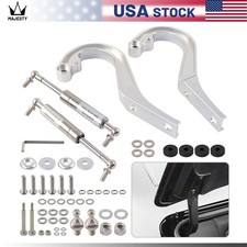 Left+Right Billet Aluminum Hood Hinge Kit For 1967-1969 Chevrolet Camaro Trunk picture