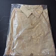VTG Vietnam Era Type I Class II Army Tan GOV Rej Dress Shirt. Sutton Corp. 15/33 picture
