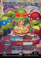 Michelangelo, Weirdness to 11 (Showcase)Foil) Teenage Mutant Ninja Playtest Card picture