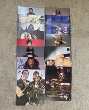 Pro Wrestling Crate 8 x 10 Signed Promo Lot PWC WWF WWE AEW Auto Autograph  picture