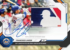 2026 Topps Now MLB Francisco Lindor 300 HRs GOLD VINYL AUTO 1/1 CHANCE Presale picture