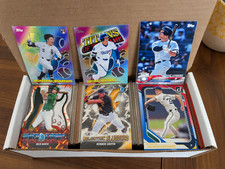 500-Card Modern MLB Baseball Hobby Starter Box + 5 Numbered Cards picture
