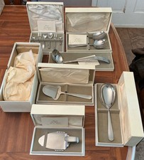 NOS Vtg Ekco Holland LADY WILHELMINA 12pc Gero Stainless Tableware NIB picture