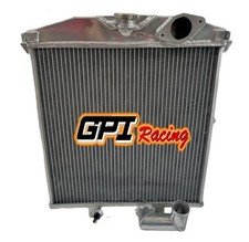 Fit Jaguar XK120 3.4L XK I6 1948-1954 Aluminum Radiator 1948 1949 1950 1951 picture