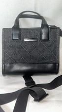 Kurt Geiger NWT London Small Surrey Denim Tote Bag Black Charcoal picture