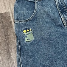 Vintage JNCO 179 Smoke Stacks Baggy/Wide Leg Jeans Blue wash color Amazing J cro picture