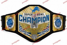 Custom 2026 Detroit Lions championship belt Adult Size 2MM Brass picture