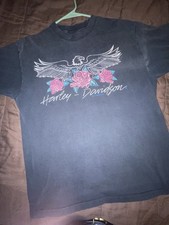Vintage 1993 Harley-Davidson Lake George Americade Rally Made In USA T-Shirt XL picture