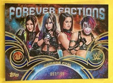 Damage CTRL/Iyo Sky/Sane 2026 Topps Universe WWE FOREVER FACTION BLUE PULSE picture