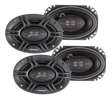 4x Blaupunkt GTX406 4x6-Inch 480W Peak Power 4-Way Coaxial Car Audio Speakers picture