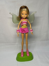 HTF RARE Vintage Winx Club Flora Flutter Magic Doll Mattel 2006 + Second Outfit picture