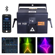 iOS Android App DMX iLDA 5W RGB Animation DJ Party Stage Projector Laser Lights picture