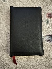Schuyler NASB PSQ Black Goatskin Leather Bound Full Yapp - BRAND NEW picture