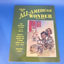 All-American Wonder Vol 1 Ray Cowdery 1993 Revised WWII Military Jeep MB GPW picture