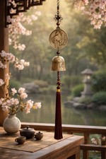 Feng Shui 2026  Zodiac Horse Wind Chime Hanging wealth & success picture