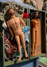 Large Vintage 1960’s GI Joe Lot- Figure With Foot Locker, Clothing & Accessories picture
