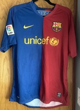 FC BARCELONA 2008/2009 HOME FOOTBALL SHIRT JERSEY CAMISETA NIKE 286784-655 sz M picture