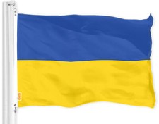 Ukraine Ukrainian Flag 3x5FT 150D Printed Polyester By G128 picture