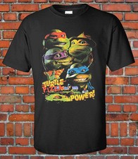 Vintage Recreated - Turtles Movie - 90s style Bootleg Tee - Graphic T-Shirt picture