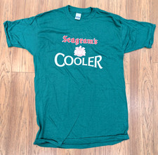 Vintage Seagrams Cooler Deadstock T-Shirt XL Healthknit USA Made Double Sided picture