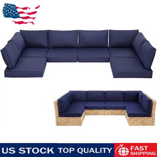 14-Piece Patio Furniture Cushions Set, Outdoor Patio Replacement Set for 6-Seat picture