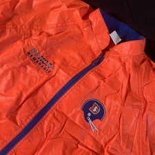 Vintage Tony Lama Cowboy Jacket Denver Broncos 85 KOA radio 1980s Large Ripstop picture