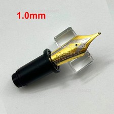 WingSung 630 Fountain Pen Nib & Grip Section Iridium EF/F/M/B Gold/White picture