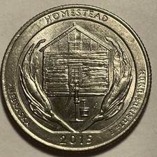 2015 D Washington quarter ATB Nebraska Homestead circulated picture