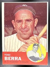 1963 Topps Yogi Berra #340 Yankees picture
