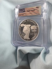 1983-S Olympics Commemorative Silver Dollar Icg GEM PROOF picture