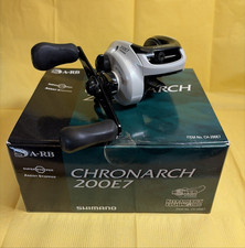 Shimano Chronarch 200 E7 Baitcaster Fishing Reel Carbontex Drag Clean Nice picture
