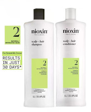 Nioxin System 2 Cleanser Shampoo and Scalp Therapy Conditioner Duo 33.8 Oz picture