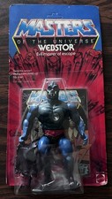 MOTU VINTAGE WEBSTOR MASTERS OF THE UNIVERSE MOC NEW SEALED HE-MAN  picture
