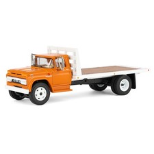 First Gear DCP 1/64 GMC 4000 Flatbed Truck, Omaha Orange & White 60-2259 picture